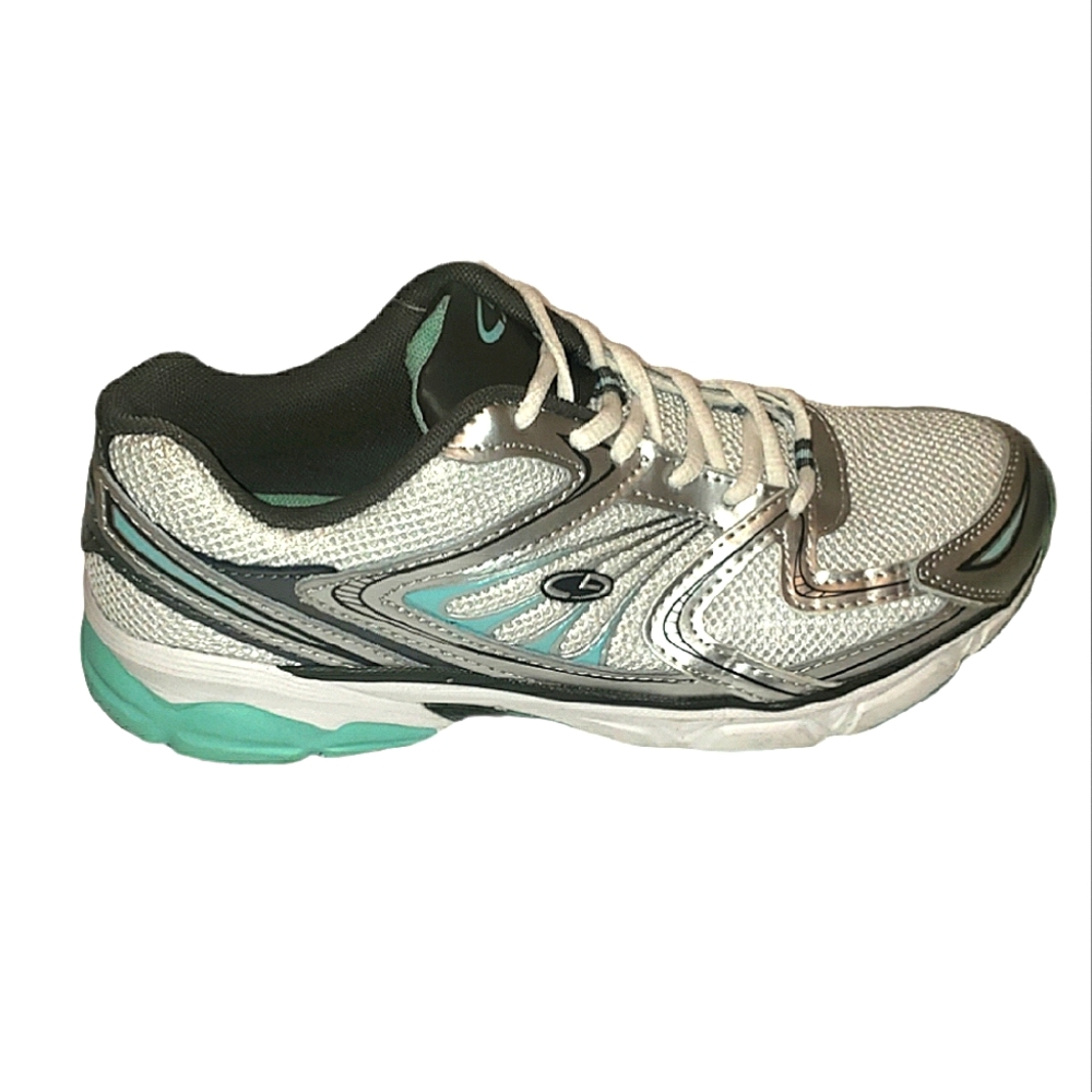 Champion C9 Enhance Perform Fit Athletic Running Sneakers 11 Green White Gray